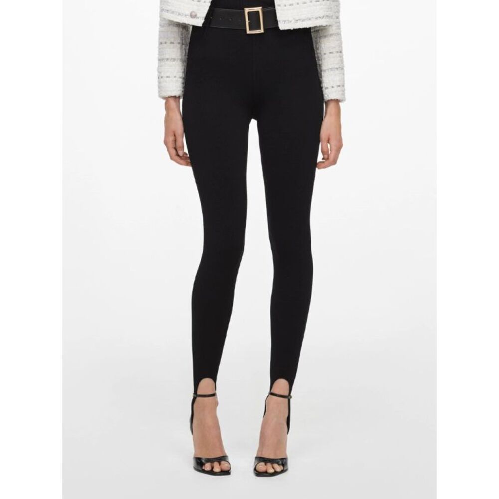 Self-Portrait Women Knit Stirrup Leggings